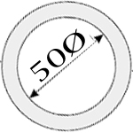 50Ø Flexschläuche ohne Reduzierung